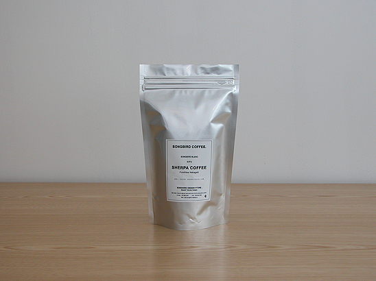 SONGBIRD BLEND COFFEE '' SHERPA COFFEE ''